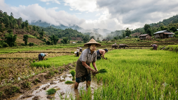 Myanmar farmers