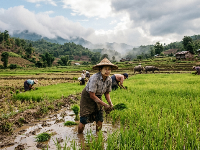 Myanmar farmers